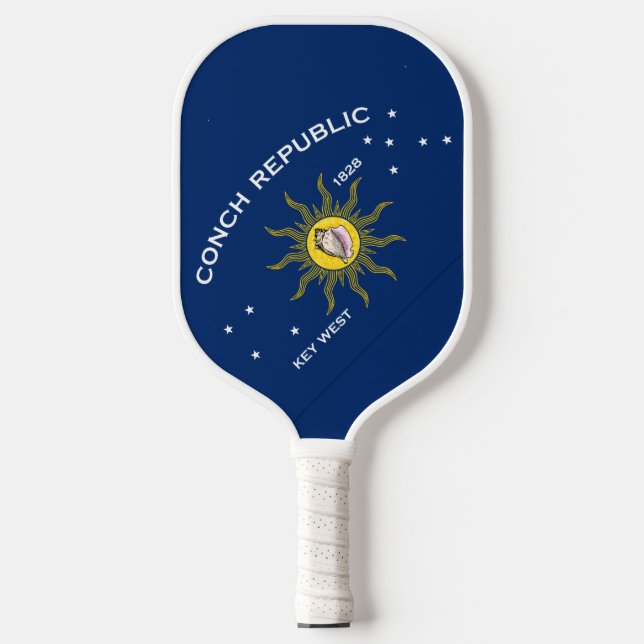Raquette De Pickleball Drapeau de la République de conque (Recto)