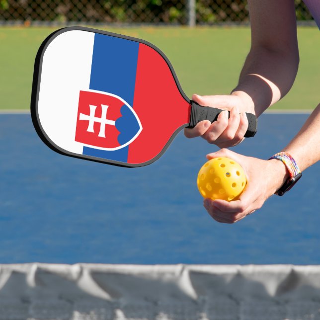 Raquette De Pickleball Drapeau de la Slovaquie (Insitu)