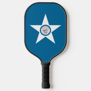 Raquette De Pickleball Drapeau de la ville de Houston, Texas