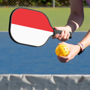 Raquette De Pickleball Drapeau de l'Indonésie