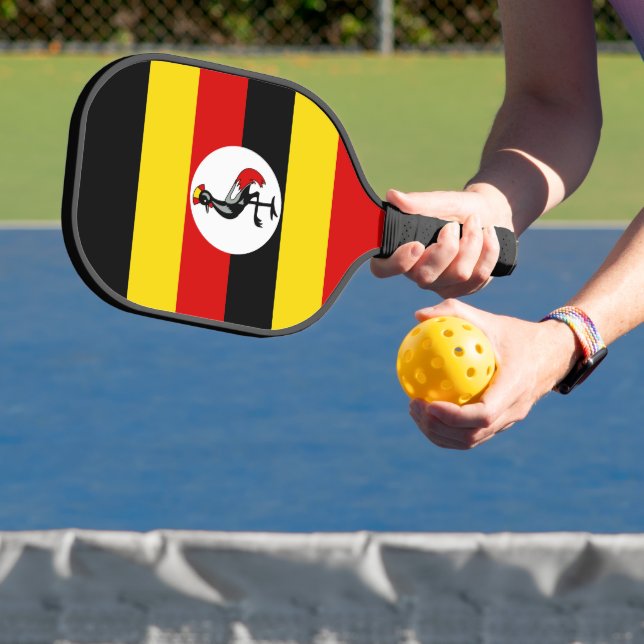Raquette De Pickleball Drapeau de l'Ouganda (Insitu)