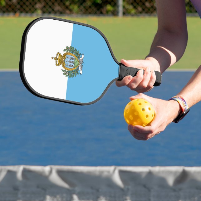 Raquette De Pickleball Drapeau de Saint-Marin (Insitu)