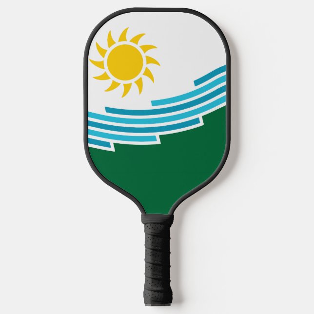 Raquette De Pickleball Drapeau de Spokane, Washington (Recto)