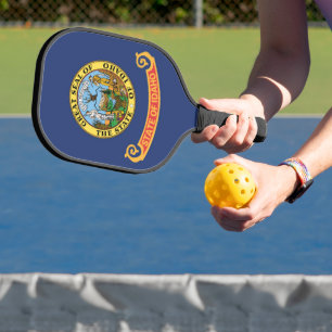 Raquette De Pickleball Drapeau d'Etat de Idaho, États-Unis