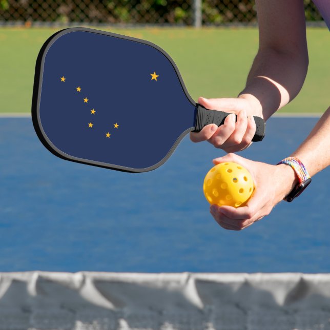 Raquette De Pickleball Drapeau d'État de l'Alaska, États-Unis (Insitu)