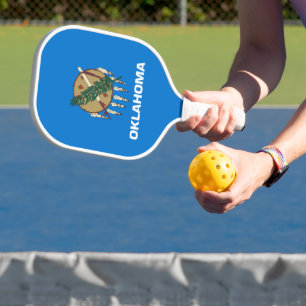 Raquette De Pickleball Drapeau d'État de l'Oklahoma