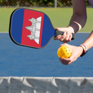 Raquette De Pickleball drapeau du Cambodge