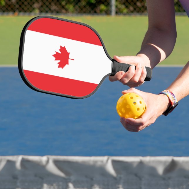 Raquette De Pickleball Drapeau du Canada (Insitu)
