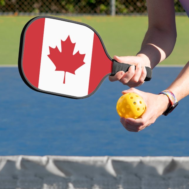 Raquette De Pickleball Drapeau du Canada (Insitu)
