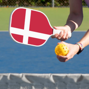 Raquette De Pickleball Drapeau du Danemark