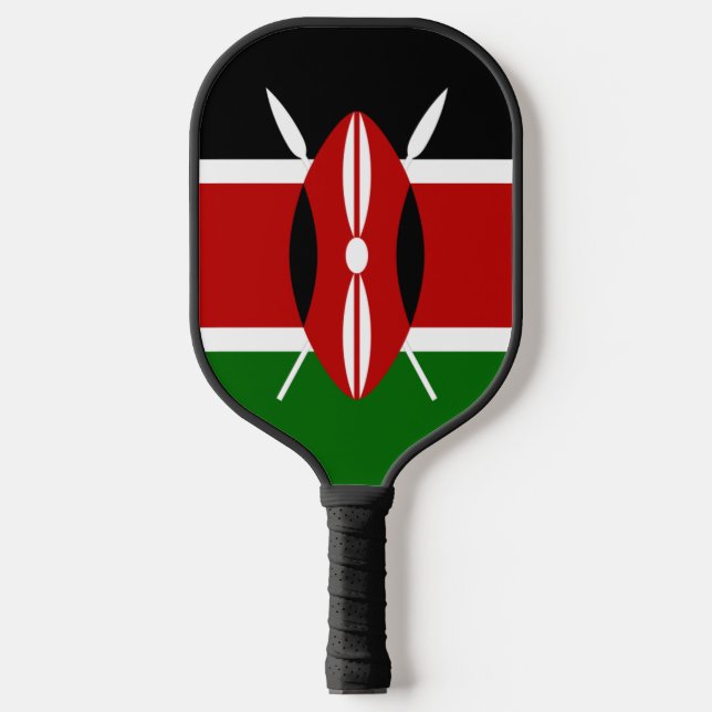 Raquette De Pickleball Drapeau du Kenya (Recto)