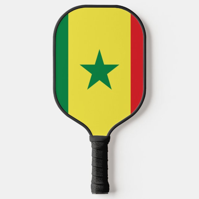Raquette De Pickleball drapeau du Sénégal (Recto)