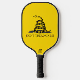 Raquette De Pickleball Drapeau Gadsden jaune classique Ne marchez pas sur