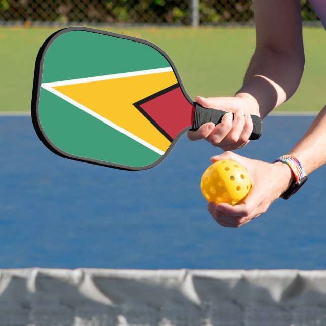 Raquette De Pickleball Drapeau Guyana (Insitu)