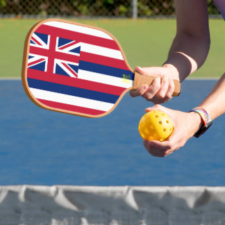 Raquette De Pickleball Drapeau hawaïen d'Hawaï