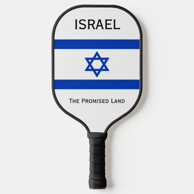 Raquette De Pickleball Drapeau Israël (Recto)