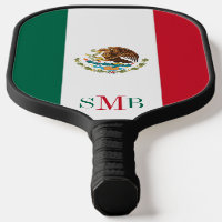 Drapeau mexicain avec monogramme personnalisé