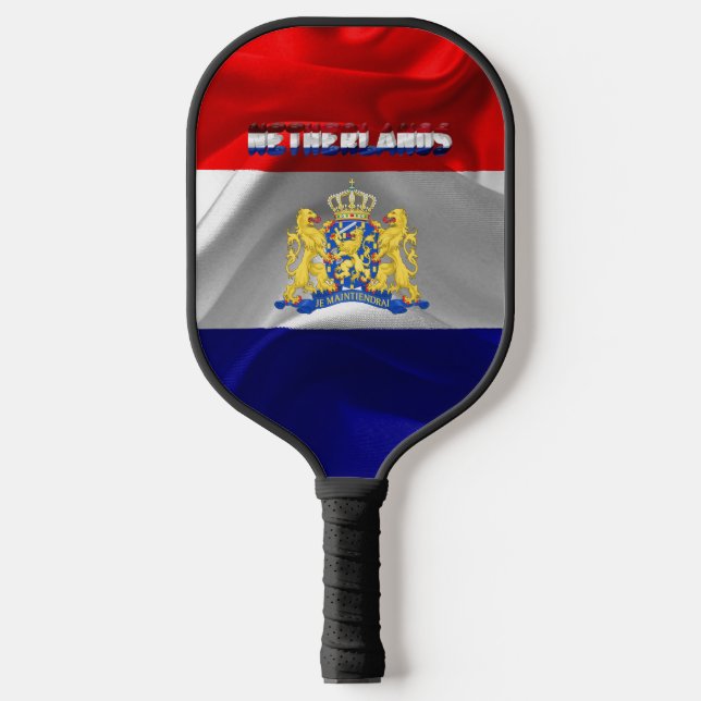 Raquette De Pickleball drapeau néerlandais (Recto)