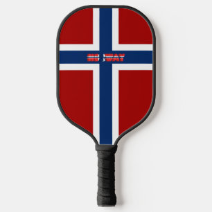Raquette De Pickleball Drapeau norvégien
