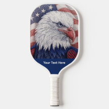 Drapeau personnalisé rouge blanc bleu aigle étoile