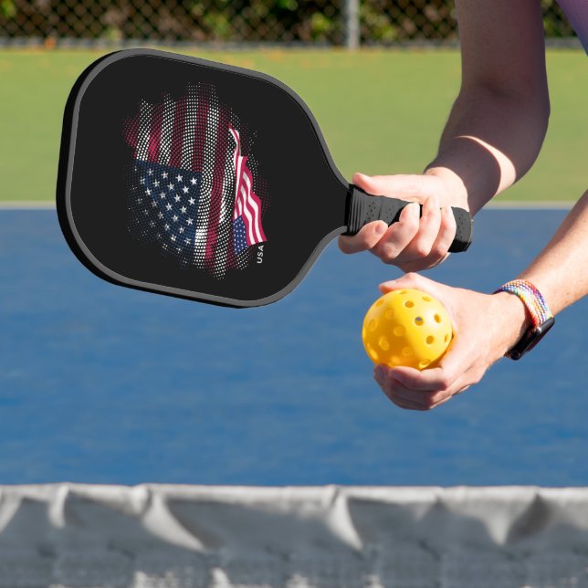 Raquette De Pickleball Drapeau USA (Insitu)