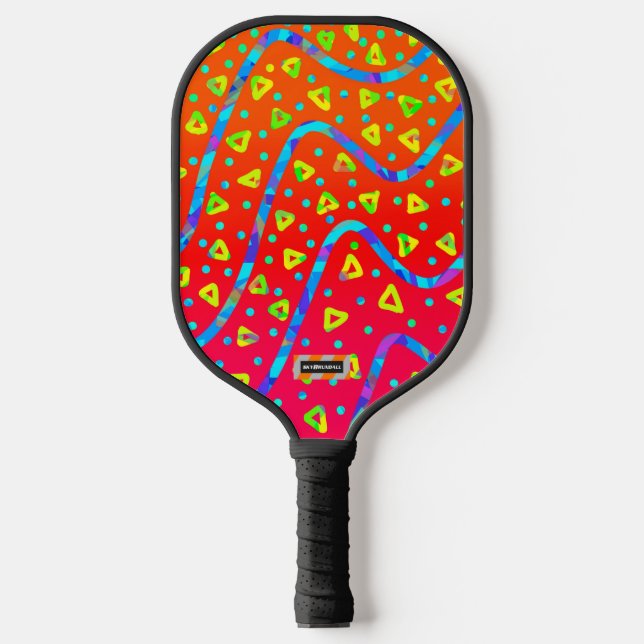 Raquette De Pickleball Dream Wave Festival - Chaleureuse pluie de bonbons (Recto)