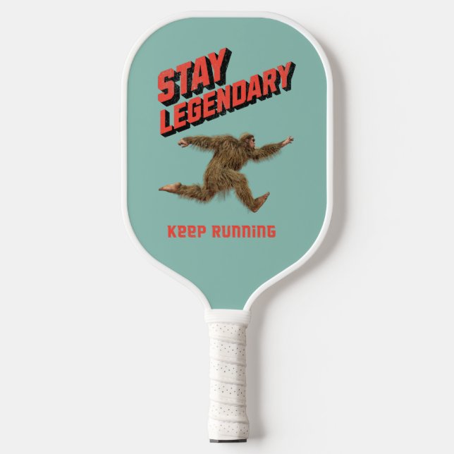 Raquette De Pickleball Drôle de motivation de course de Bigfoot (Recto)