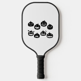 Raquette De Pickleball Drôle Halloween Citrouille Halloween fête Hallowee