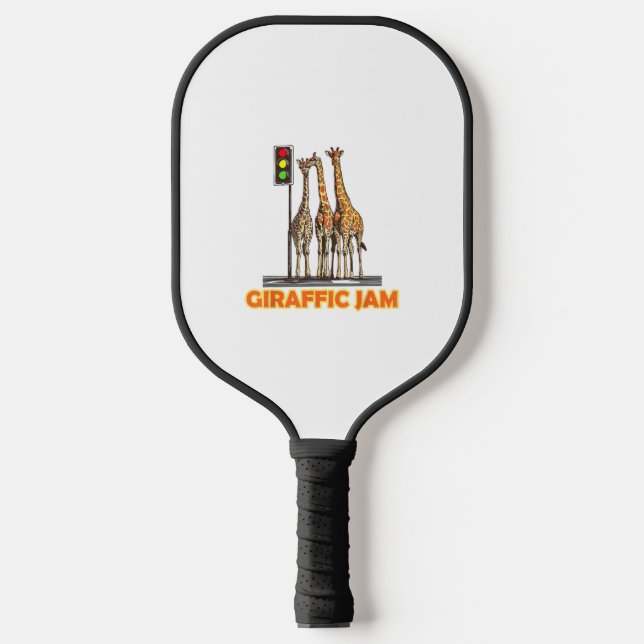 Raquette De Pickleball Drôle Jam de la Giraffe de Pun (Recto)
