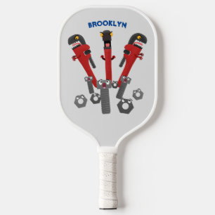 Raquette De Pickleball Drôle outil monstre de clé humour dessin animé