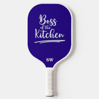 Raquette De Pickleball Drôle patron de la cuisine Bleu Bleu Élégant