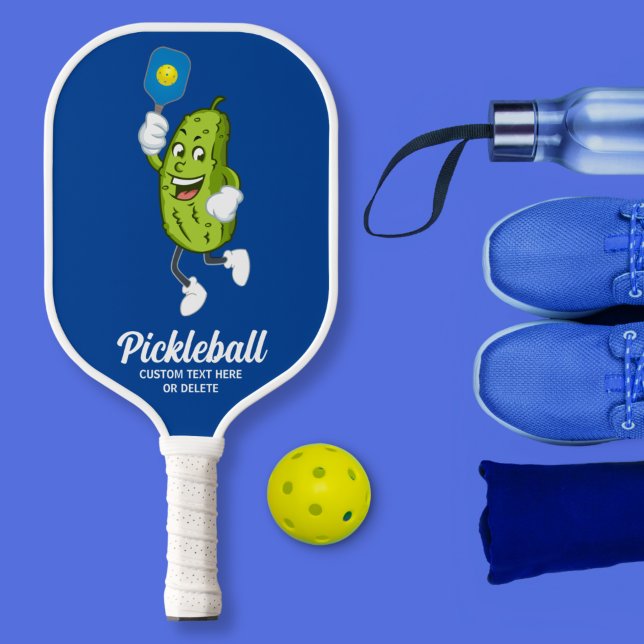 Raquette De Pickleball Drôle Pickle Jouer Pickleball Custom Text Pickle (Créateur téléchargé)