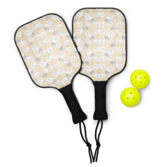 Raquette De Pickleball Drôle Pickleball Paddle - Monogrammé & Preppy (Créateur téléchargé)