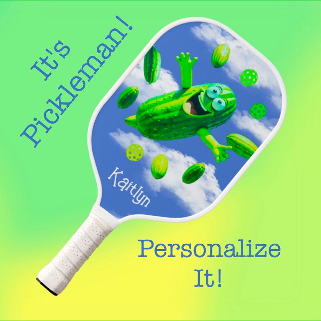 Raquette De Pickleball Drôle Pickleman Pickleball Paddle (Too cute!)