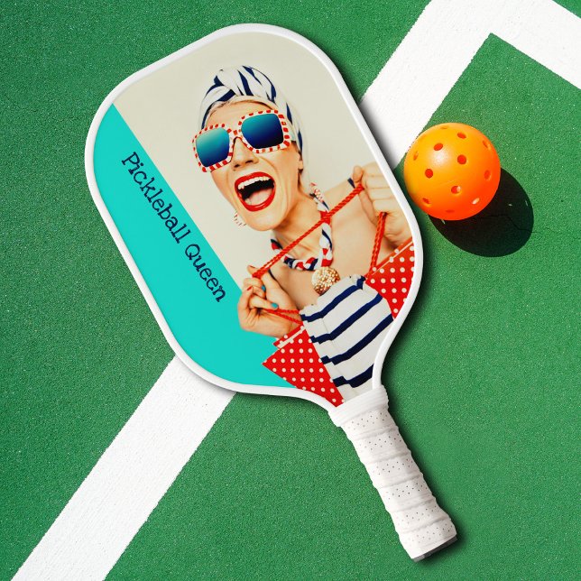 Raquette De Pickleball Drôle Retro Pickleball Queen Ladies (Créateur téléchargé)