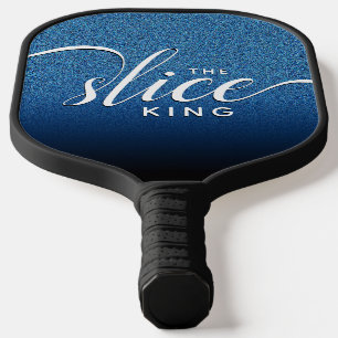 Raquette De Pickleball Drôle Script La tranche King Blue Parties scintill