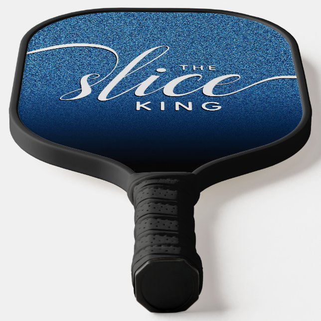 Raquette De Pickleball Drôle Script La tranche King Blue Parties scintill (Poser)