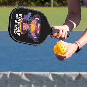 Raquette De Pickleball Drôle Trump Golfe De Nous Amérique 2025 Trump