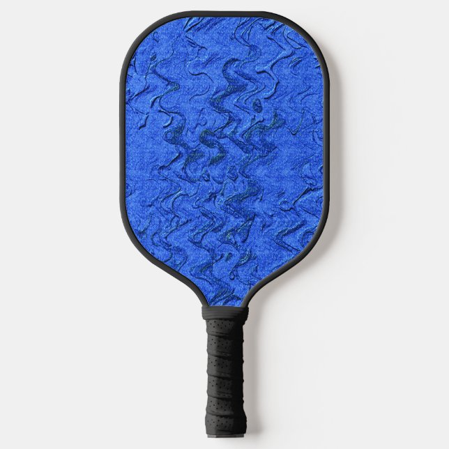 RAQUETTE DE PICKLEBALL EAU DE FLUX BLEU (Recto)