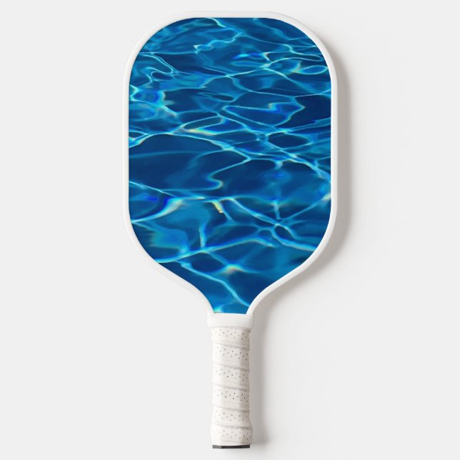 Raquette De Pickleball Eau de la piscine bleu foncé (Recto)