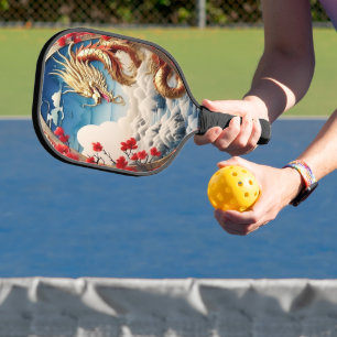 Raquette De Pickleball Échelles rouge bleu et or