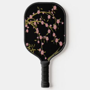 Raquette De Pickleball Écran Japonais Rose Sakura Or Noir