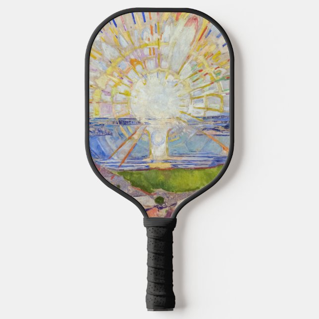 Raquette De Pickleball Edvard Munch - Le Soleil 1911 (Recto)