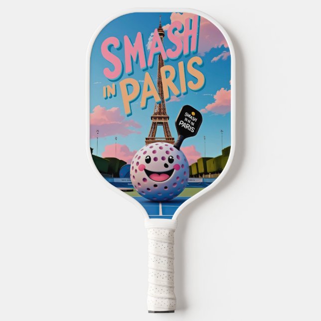 Raquette De Pickleball Eiffel Smash - Paris Pickleball (Recto)