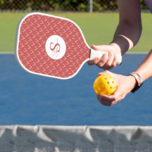 Elégant Monogram Pickleball Paddle Antler