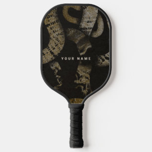 Raquette De Pickleball Elégante Medusa Snakes Art Luxe