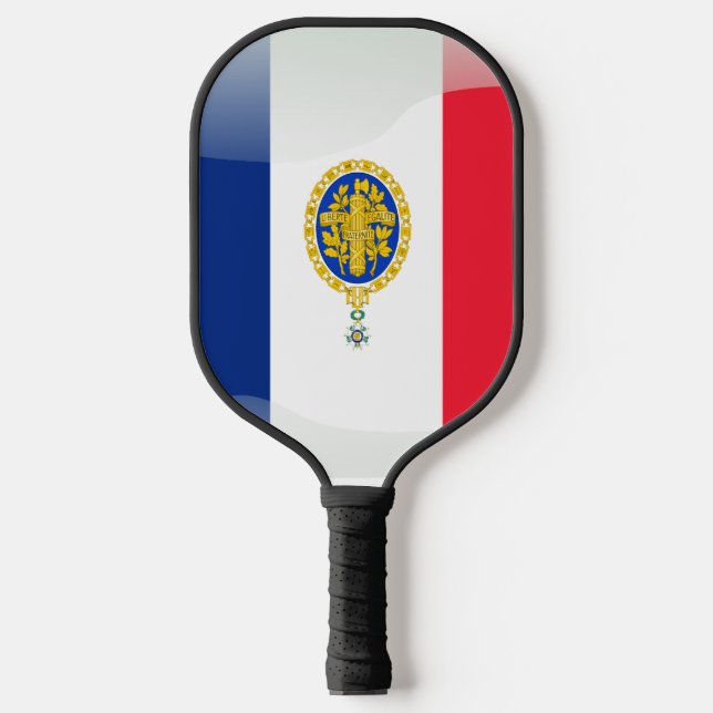 Raquette De Pickleball emblème français (Recto)