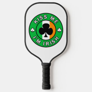 Raquette De Pickleball Embrasse-moi Je suis irlandais