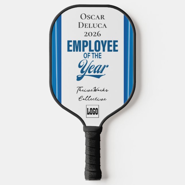 Raquette De Pickleball Employee of the Year Custom Business Recognition (Recto)
