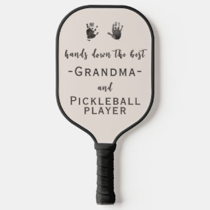 Raquette De Pickleball Empreintes à main personnalisées Meilleur grand-mè